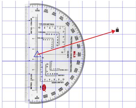 Image result for Video Using a Military Protractor to Check a Map Compass Bearing