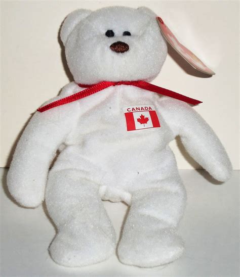McDonald's 1999 Ty Teenie Beanie Babies International Bears Maple the ...