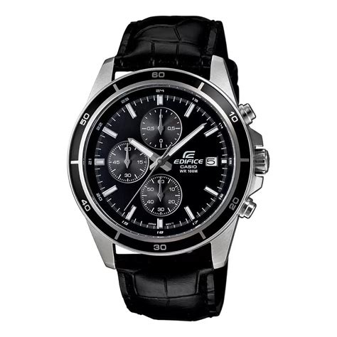 EX096 | CASIO Edifice Black Chronograph - Men's Watch – Sai Creations ...