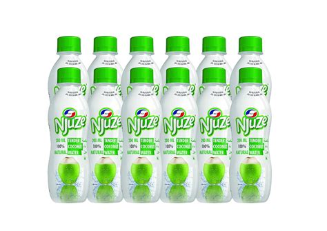 Njuze 100% Natural Tender Coconut Water Drink 200ml,(Pack of 12 ...