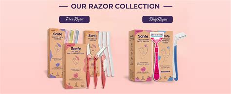 Sanfe Bikini Line Trimming Razor - Stainless steel blade, safety cap ...