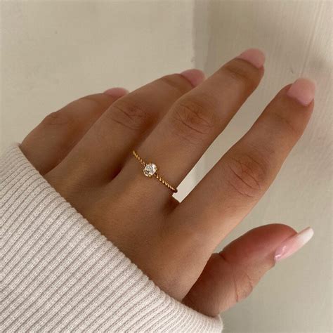 18k gold plated anti tarnish rings | Daily wear rings