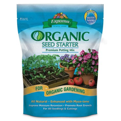 Espoma ESPSS16 Organic Seed Starter Mix - 16 quart