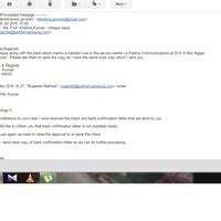 [Resolved] Samsung India — Cheque return