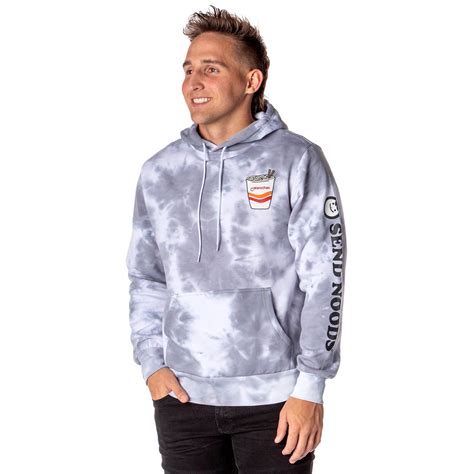 Maruchan Ramen Noodles Hoodie Sweatshirt, Send Noodles Tie-Dye Top, Cup ...