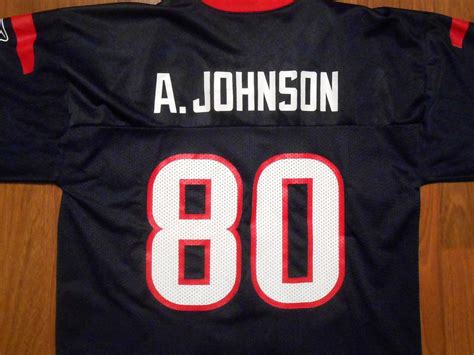 Vintage Andre Johnson #80 Houston Texans Jersey by Reebok, Adult Large ...