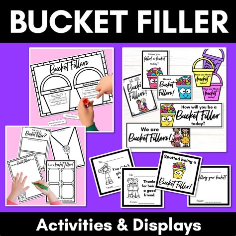 Bucket Filler Activities & Displays - Mrs Learning Bee