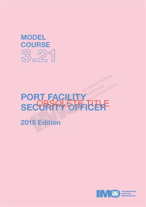 Model course | IMO e-Publications