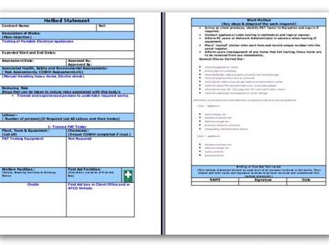 Image result for Method Statement Electrical Testing