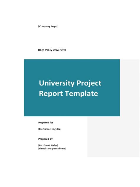 Image result for University Report Example