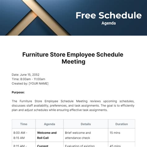 Agenda Schedule Example 的图像结果