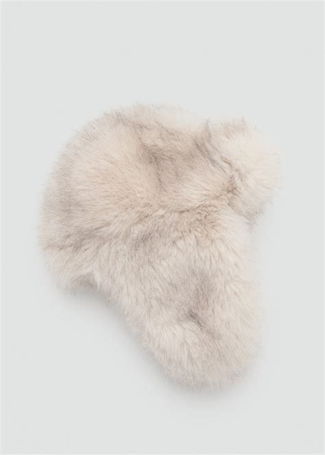Faux-fur beanie - Women | MANGO USA