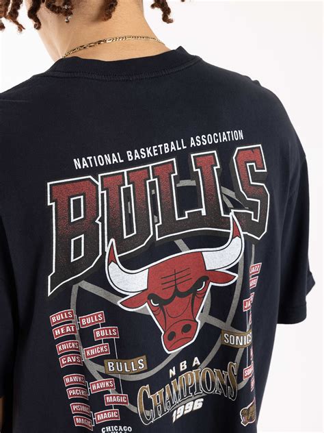 Chicago Bulls Vintage Finals Tee - Faded Black / S