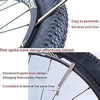 Buy Tragoods Bicycle Tire Lever Tyre Spoon Iron Changing Tool, Bike ...