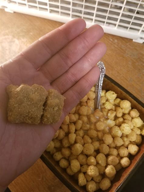 Got a chunk of peanut butter in my Captain Crunch. : r/mildlyinteresting