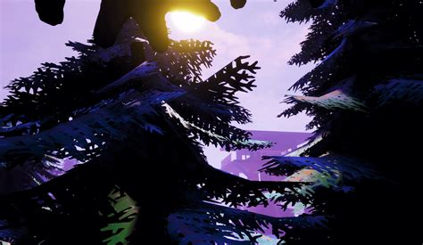 Forest Level in UE4 Tutorial Part 2 的图像结果