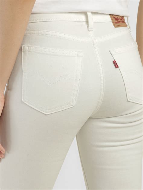 Women's 725 White Bootcut Fit High Rise Jeans – Levis India Store