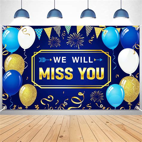 Buy We Will Miss You Party Decorations Going Away Party Supplies ...