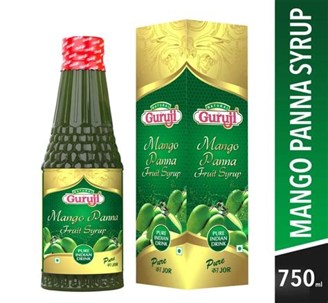 Buy Mango Panna Fruit Syrup Online from Jai Guruji at Best Price