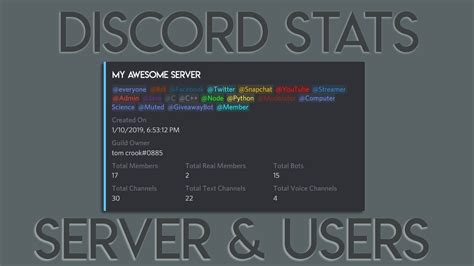 How to Add Server Stats Bot 的图像结果