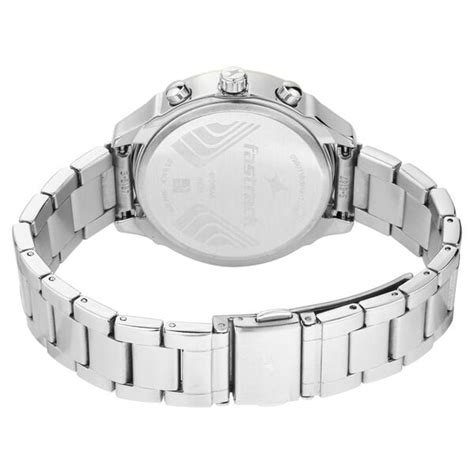 Buy Online Fastrack All Nighters Quartz Analog White Dial Stainless ...