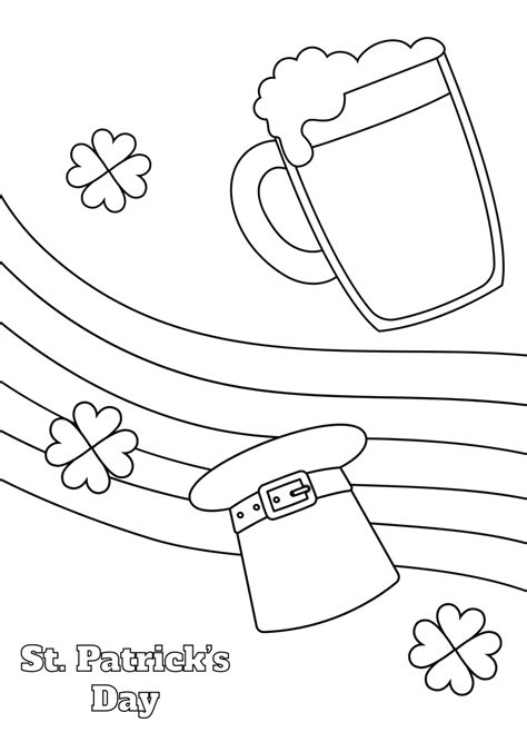 Free St. Patrick's Day Drawing to Customize and Download