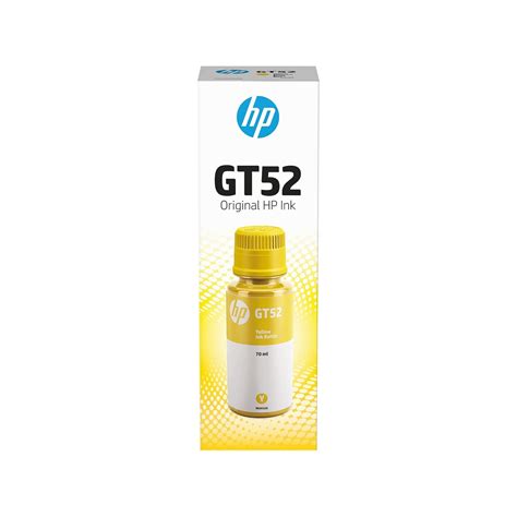 HP GT52 70-ML Yellow Original Ink Bottle : Amazon.in: Computers ...