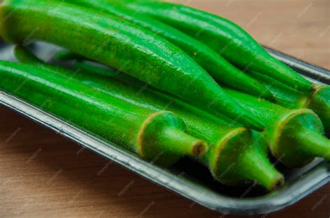 Premium Photo | Nutrition value extremely high vegetable okra