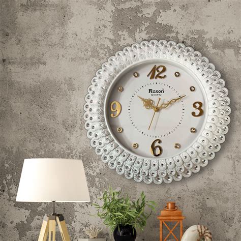 Diamonds in feather - Plastic Wall Clock- 20 inch – Eleven55