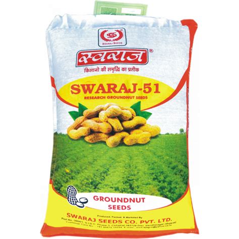 Groundnut Seeds For Sowing Research Variety Swaraj 51 - Swaraj Seeds ...