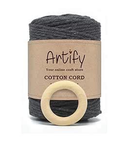 Artify | Single Strand Cord (3mm, 200 Meter) | Get Free 5cm Wooden Ring ...