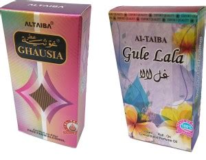 Altaiba Ghausia 8ml and Gule Lala 8ml Combo Pack Attar Alcohol Free ...