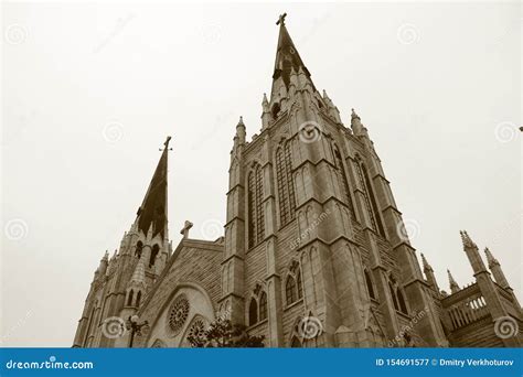 Seoul Choong Hyun Presbyterian Church Stock Image - Image of ...