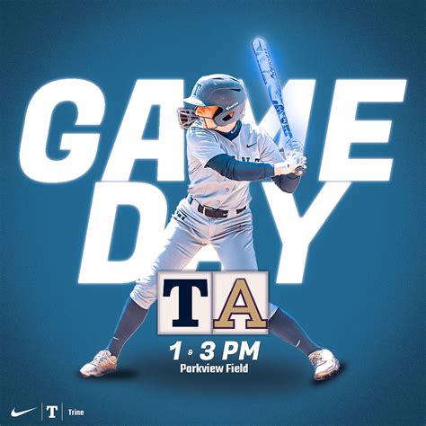 Trine Softball - Game Day Graphics :: Behance