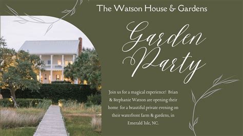 The Watson House & Gardens Magical Evening | Carolina Home Garden