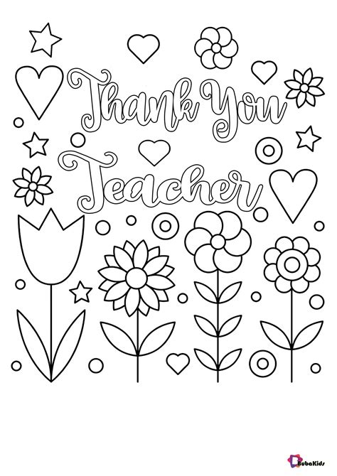 Free Printable Teacher Appreciation Coloring Pages These Teacher ...