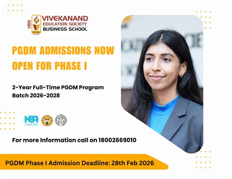 Vivekanand Business School - Best Institute for PGDM Programs