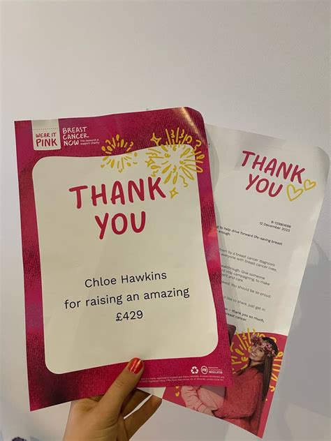Chloe Hawkins on LinkedIn: 👏🏼We have raised an incredible £429 with the help of a generous donation…
