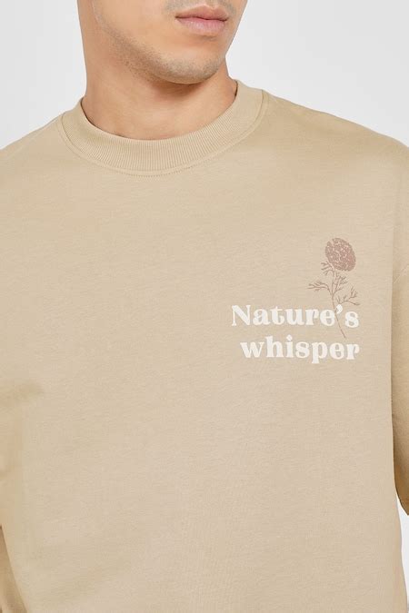 Khaki Oversized Graphic T-Shirts - Selling Fast at Pantaloons.com