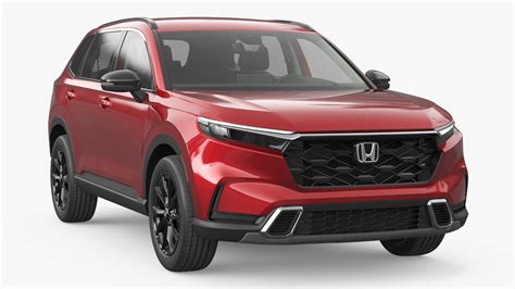 3D model 2025 Honda CR-V Red Rigged for Cinema 4D | 3D Molier International