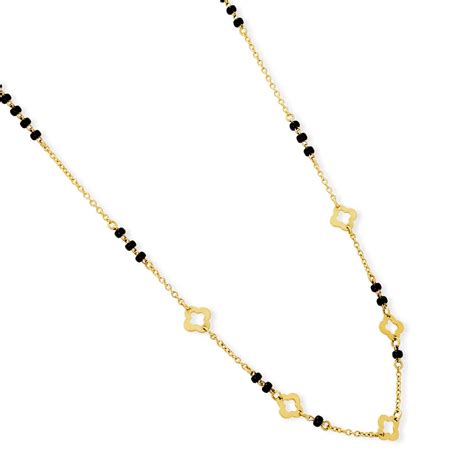 Mia Sutra DIY with Clover Shape Motif Multiple Stacking Charm Chain