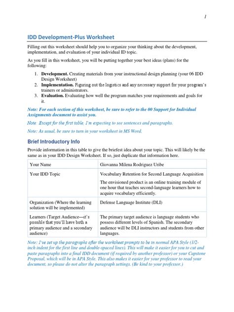 Image result for ID'd Activities Worksheet for Program