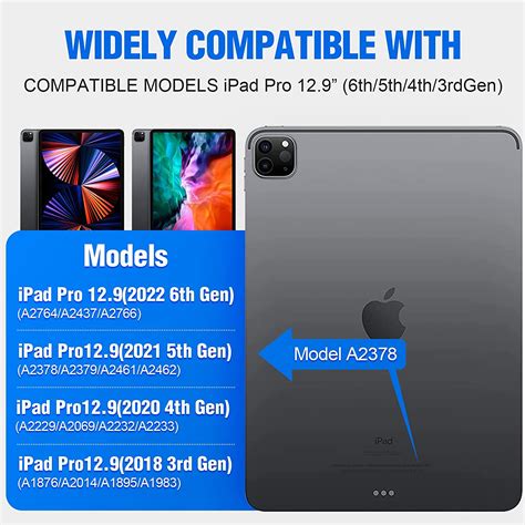 Buy Nillkin iPad Pro 12.9 Case with Keyboard, Keyboard Case for iPad ...