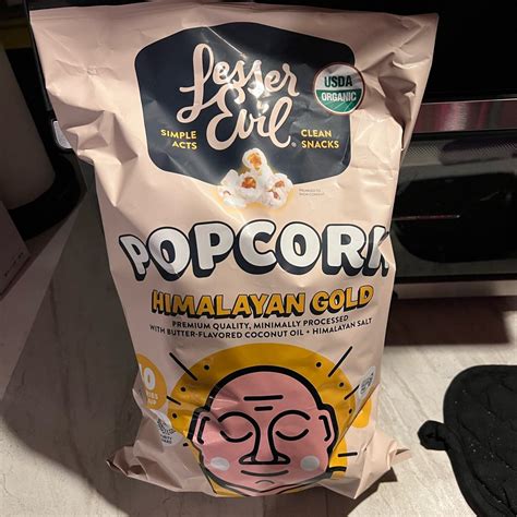Himalayan Gold Popcorn from Lesser Evil Snacks - Vegan Product Reviews ...