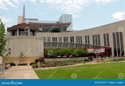 The Country Music Hall Of Fame In Nashville Tennessee USA Shaped Like A Flying Piano Keyboard ...