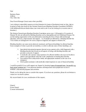 In-Kind Donation Letter Doc Template | pdfFiller