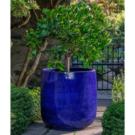 Extra Large Resin Planters Very Large Blue And White Ceramic Outdoor