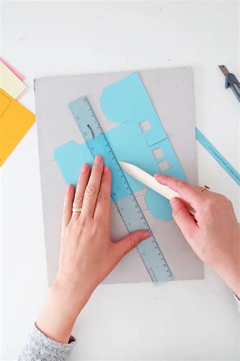 How to Make Paper House File Folder 的图像结果