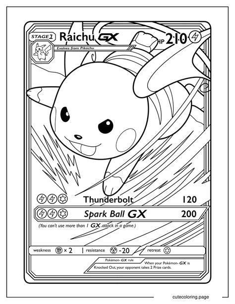 Raichu Coloring Pages(20+ free printable coloring pages) | Cute ...