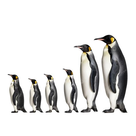 A Group Of Cute Penguins Standing Together, A Group Of Cute Penguin ...